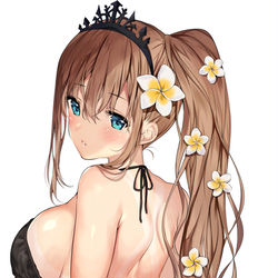 This is a pixiv picture whose title is 【フィギュア受付開始】お尻姫.
