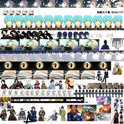 This is a pixiv picture whose title is とうらぶ動画カットまとめ.