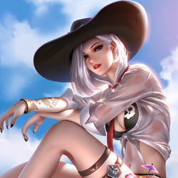 This is a pixiv picture whose title is Ashe.