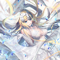 This is a pixiv picture whose title is ウェディングジャンヌ.