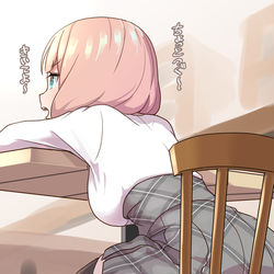 This is a pixiv picture whose title is 重力.