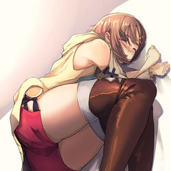 This is a pixiv picture whose title is ふとももちゃん.