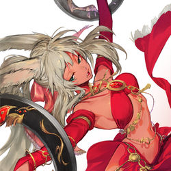 This is a pixiv picture whose title is 踊り子.