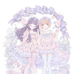 This is a pixiv picture whose title is lavender.