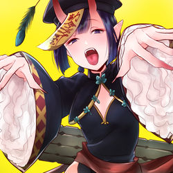 This is a pixiv picture whose title is キョンシー酒呑.