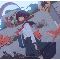 This is a pixiv picture whose title is 無題.