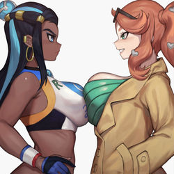This is a pixiv picture whose title is ルリナとソニア.