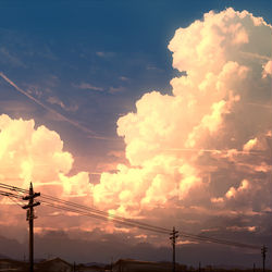 This is a pixiv picture whose title is 八月、某日、空曜日。.