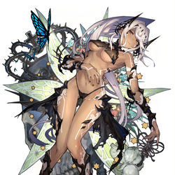 This is a pixiv picture whose title is Angraecum.