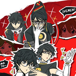 This is a pixiv picture whose title is 大乱闘スタイリッシュブラザーズ.