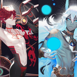 This is a pixiv picture whose title is Brothers.