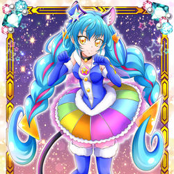 This is a pixiv picture whose title is キュアコスモ！.