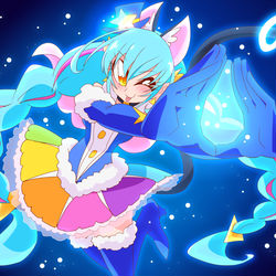 This is a pixiv picture whose title is 銀河に光る☆.