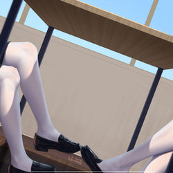 This is a pixiv picture whose title is ひみつの授業.
