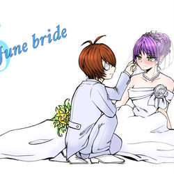 This is a pixiv picture whose title is 6月の花嫁.