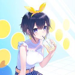 This is a pixiv picture whose title is レモネード.