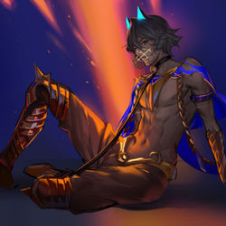 This is a pixiv picture whose title is アルジュナ.