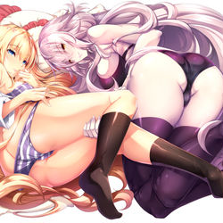 This is a pixiv picture whose title is ジャンヌ・ダルク & ジャンヌ・オルタ　.