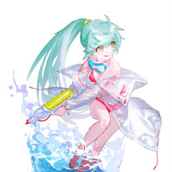 This is a pixiv picture whose title is VIRTUAFREAK - summer night -.