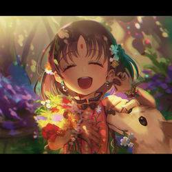 This is a pixiv picture whose title is 🌹生誕日🌹.