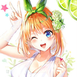 This is a pixiv picture whose title is 中野四葉.