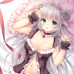 This is a pixiv picture whose title is ひつじちゃん.