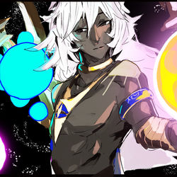 This is a pixiv picture whose title is 神たるアルジュナ.