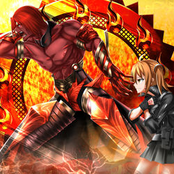 This is a pixiv picture whose title is アシュヴァッターマン.