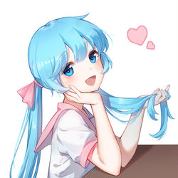 This is a pixiv picture whose title is 初音未来 初音ミク 同人头像.