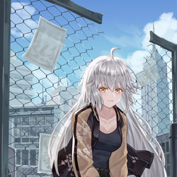 This is a pixiv picture whose title is ジャンヌ・オルタ(`д´).