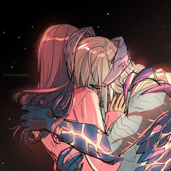 This is a pixiv picture whose title is 「キリエ。。。」.