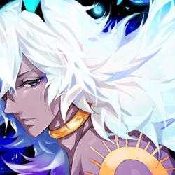 This is a pixiv picture whose title is FGO「アルジュナオルタ」.