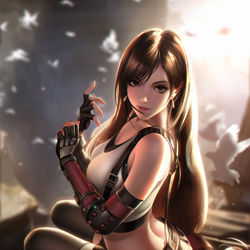 This is a pixiv picture whose title is Tifa.