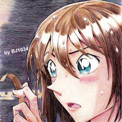 This is a pixiv picture whose title is 前髪園子.