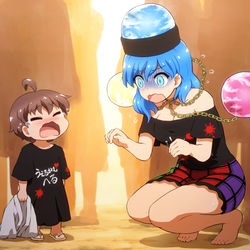 This is a pixiv picture whose title is ﾟ(ﾟ´Д｀ﾟ)ﾟ　░(ﾟ ω ゜;)░.