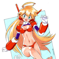 This is a pixiv picture whose title is 超可動ガール.