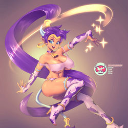 This is a pixiv picture whose title is Moo Shantae.