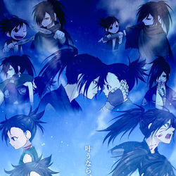 This is a pixiv picture whose title is 「叶うなら、遠くまで」.
