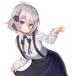 This is a pixiv picture whose title is コッコロちゃんにつぐちゃんの服を着せてみた。.