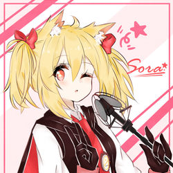 This is a pixiv picture whose title is Sora.