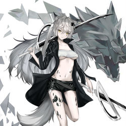 This is a pixiv picture whose title is 德克萨斯做得到么！？.