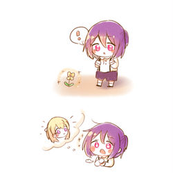 This is a pixiv picture whose title is かおちさ.