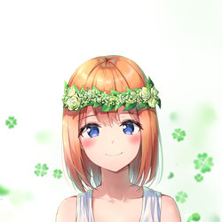 This is a pixiv picture whose title is 四葉🍀.