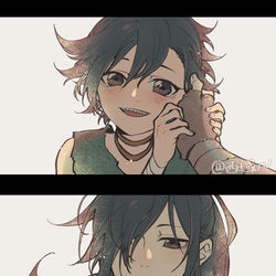 This is a pixiv picture whose title is どろろ.
