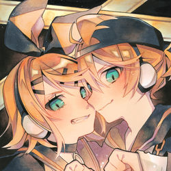 This is a pixiv picture whose title is 劣等上等.