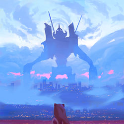 This is a pixiv picture whose title is The End of Evangelion.