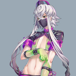 This is a pixiv picture whose title is ハロウィン婦長コスのアスクレピオス君.