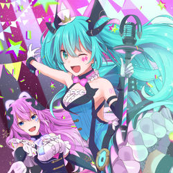 This is a pixiv picture whose title is マジカルミライ2019.