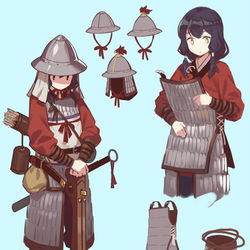 This is a pixiv picture whose title is Song/Jin Armor, 12th.c  -Plus.