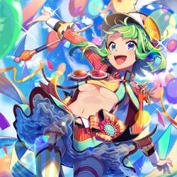 This is a pixiv picture whose title is GUMIちゃん10周年.
